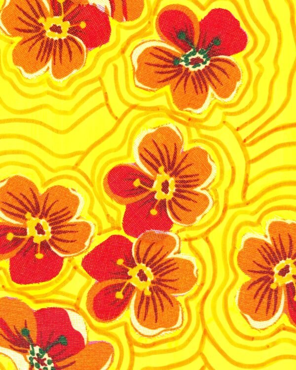 Bandeira Decorativa Flores de Chita - Imagem 2